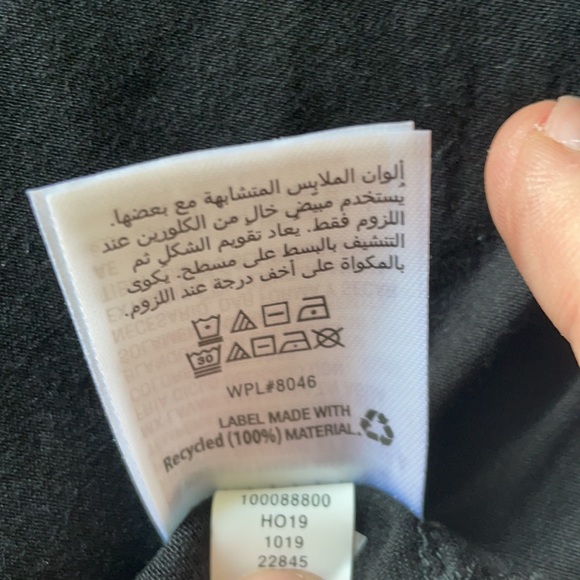 Inc International Concepts Black Twist Front Top - Picture 9 of 9